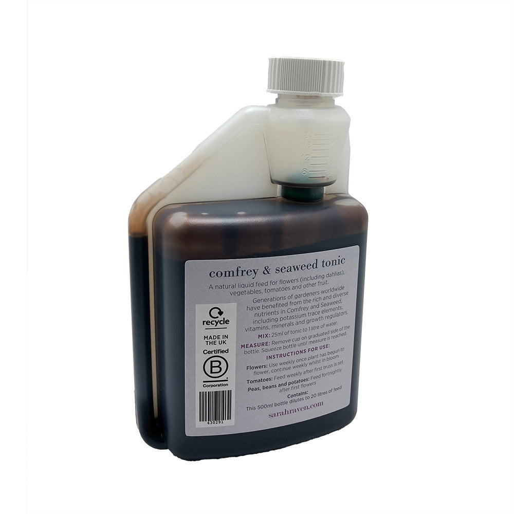 Sarah Raven Comfrey Seaweed Tonic Flüssigdünger 500ml Kalium