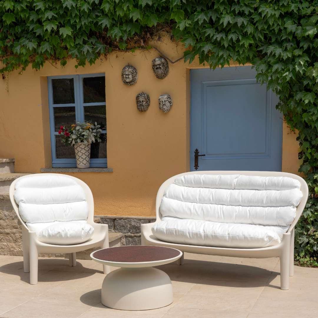 Serralunga Balzac Sessel Red Clay ohne Kissen Outdoor