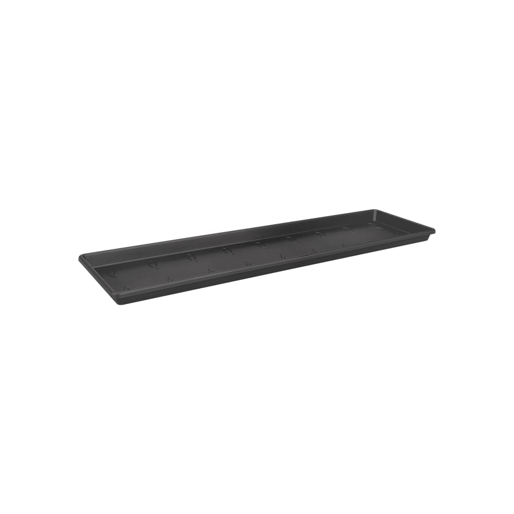 Elho Green Basics Balkon Untersetzer 40 cm Schwarz Kunststoff