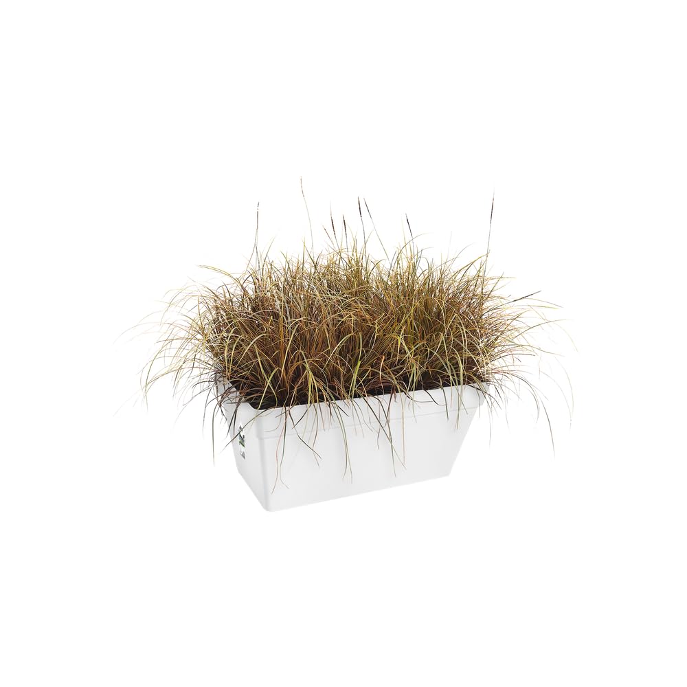 elho Loft Urban Terrace Rollen Balkonkasten Weiss 70 cm
