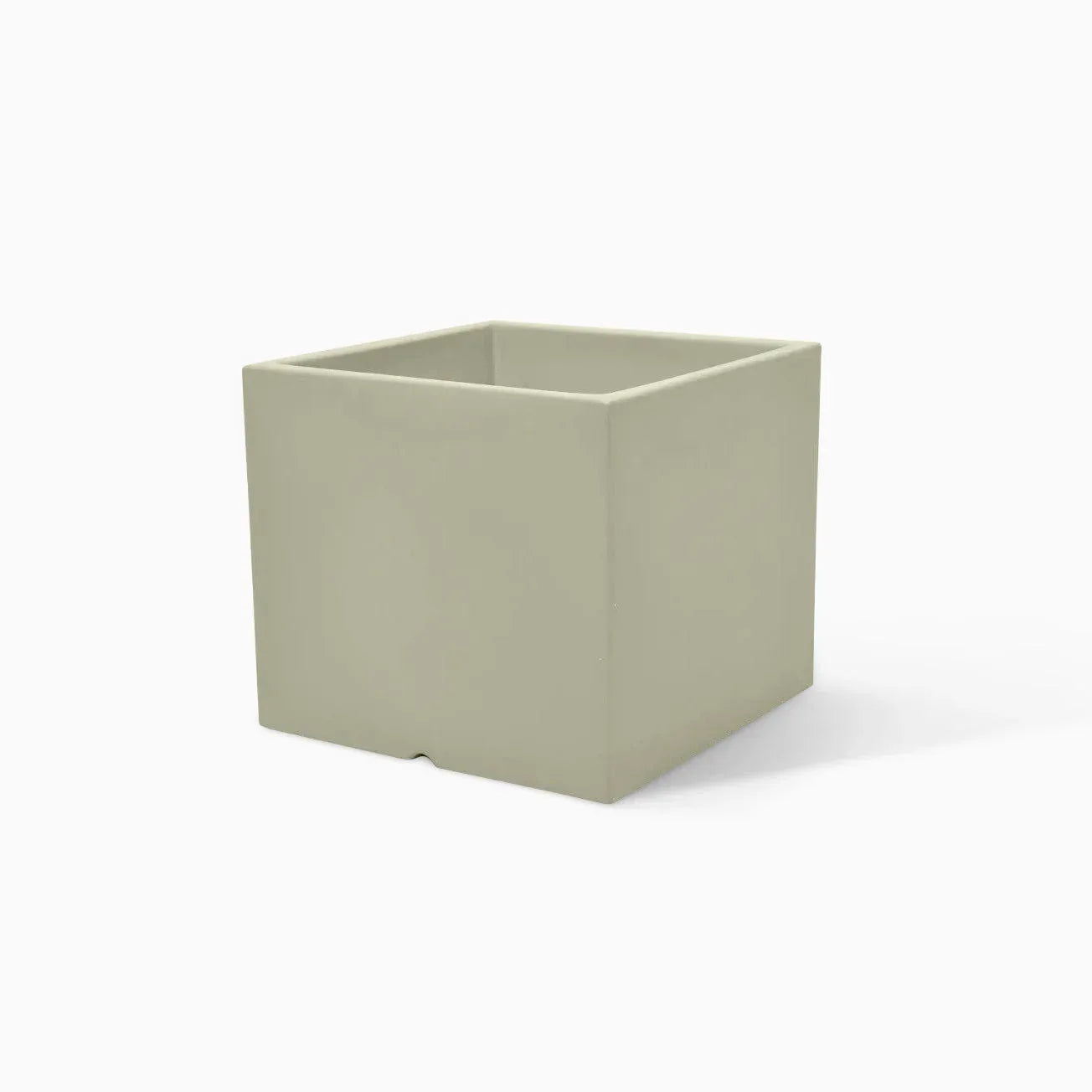 Serralunga Cubotti Deep Pflanztopf Weiß 50x50x45