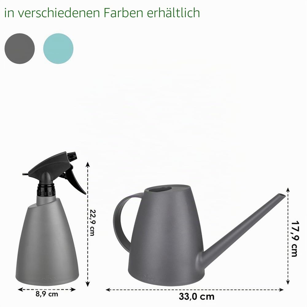 elho Brussels Gießkanne mit Sprüher anthracite Zimmerpflanzen