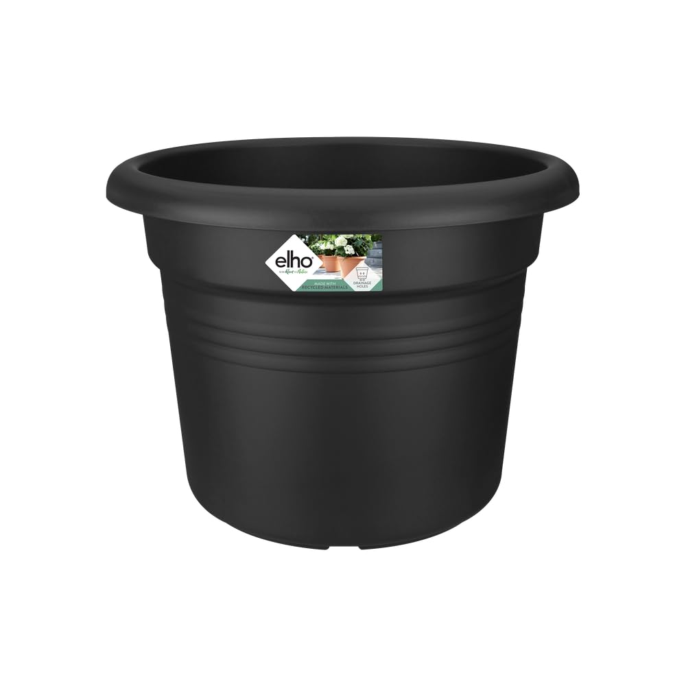 elho Green Basics Cilinder Blumentopf 55 cm Living Schwarz