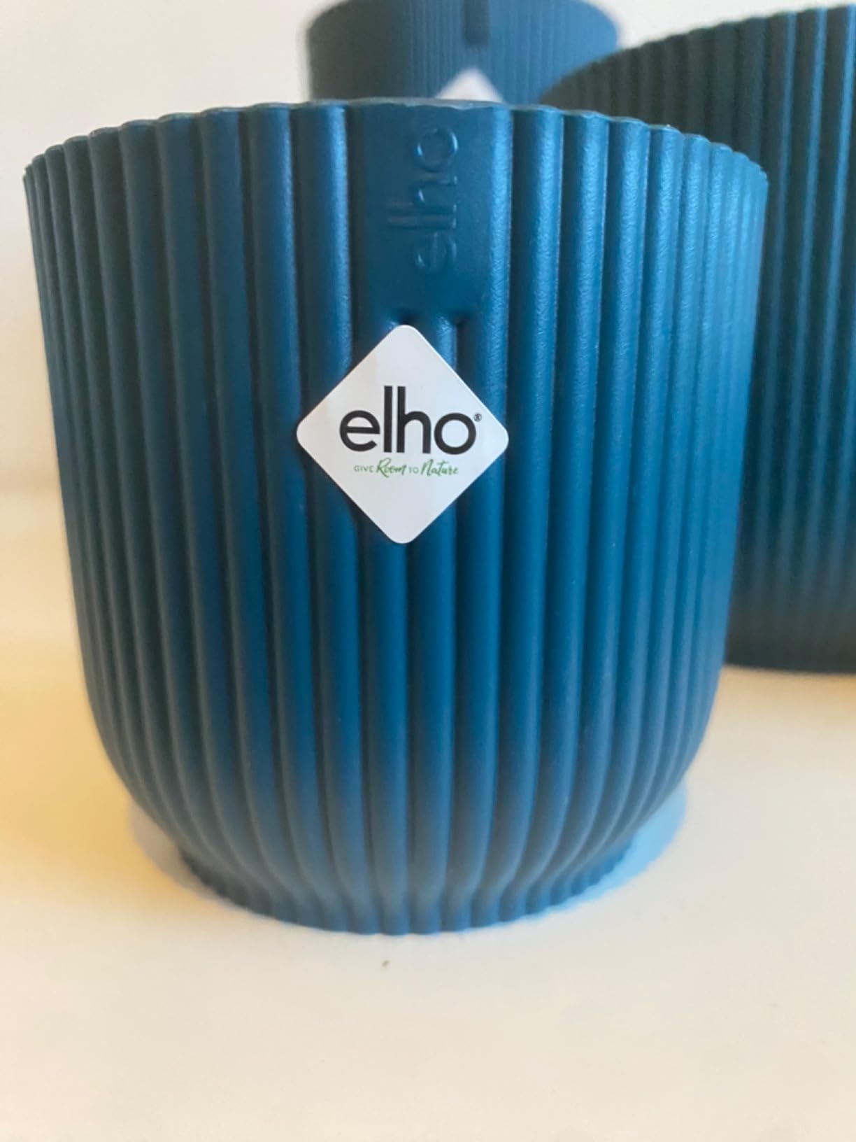 elho Vibes Fold Blumentopf Set 5-tlg tiefes Blau recycelt