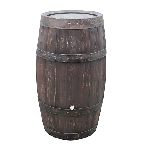 Prosperplast Barrique Regentonne 250L braun Weinfass frostsicher