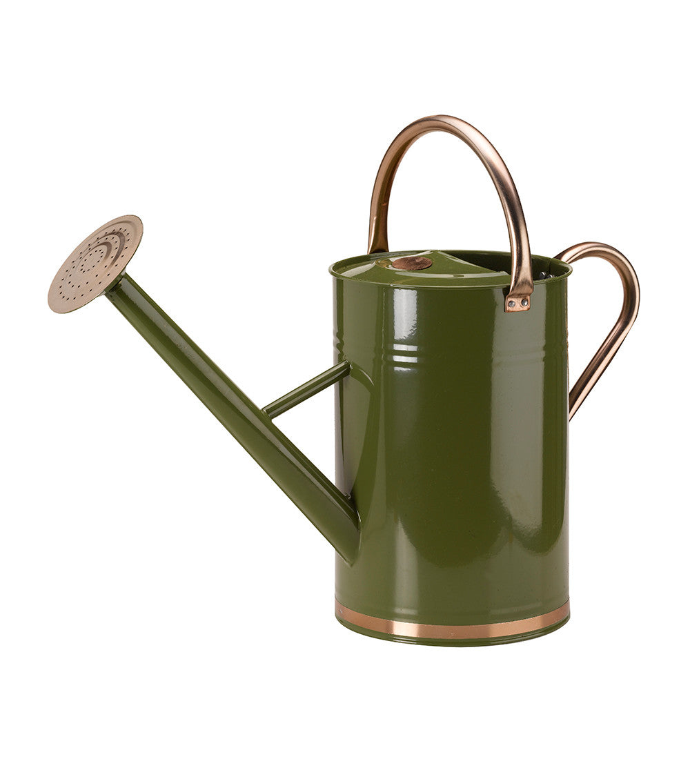 Sarah Raven Gardening 9L Gießkanne Grün 9 Liter Stahl