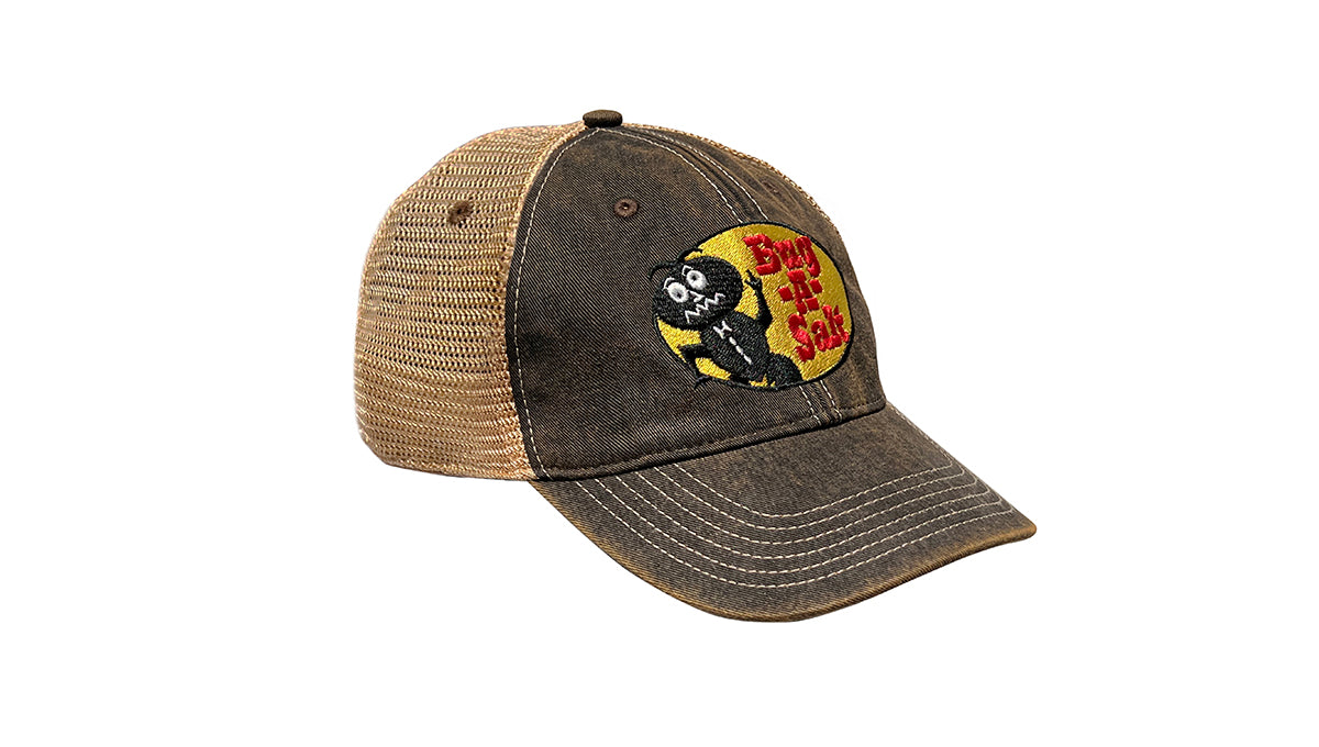 Bug-A-Salt Gear Up Trucker Cap Schwarz Mesh Snapback