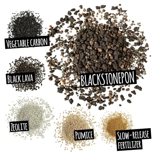 Lechuza Blackstonepon Pflanzsubstrat 6 Liter torffrei schwarz