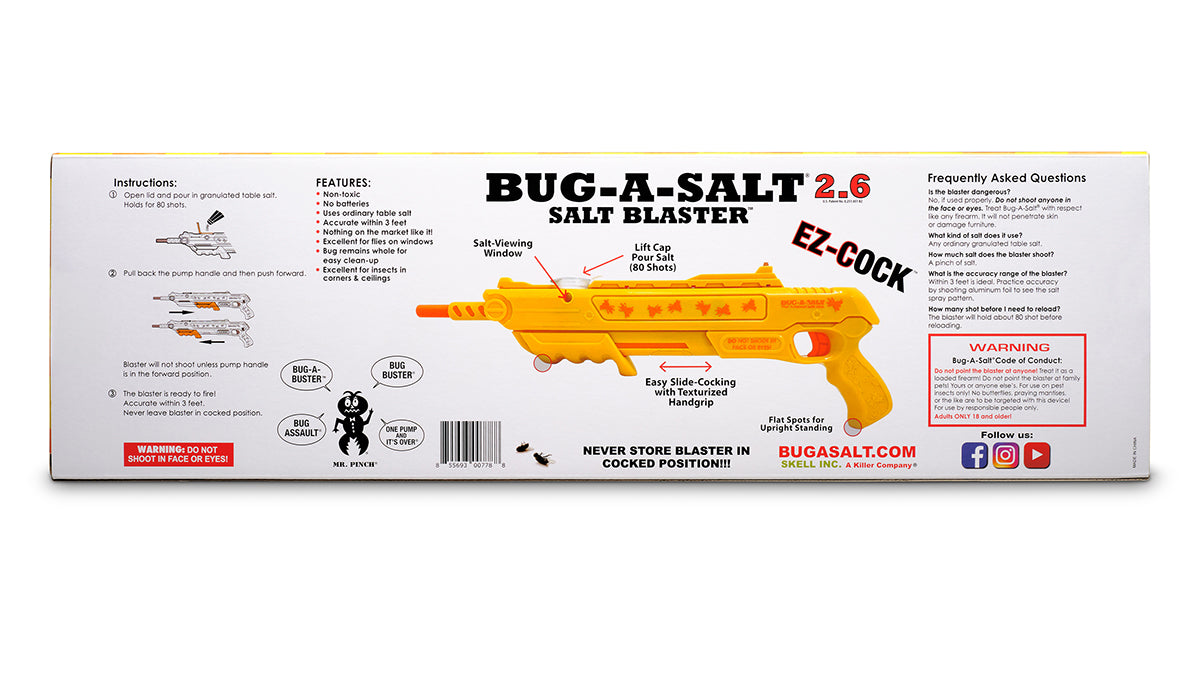Bug-A-Salt EZ-COCK 2.6 Salzgewehr Einsteiger Federleicht