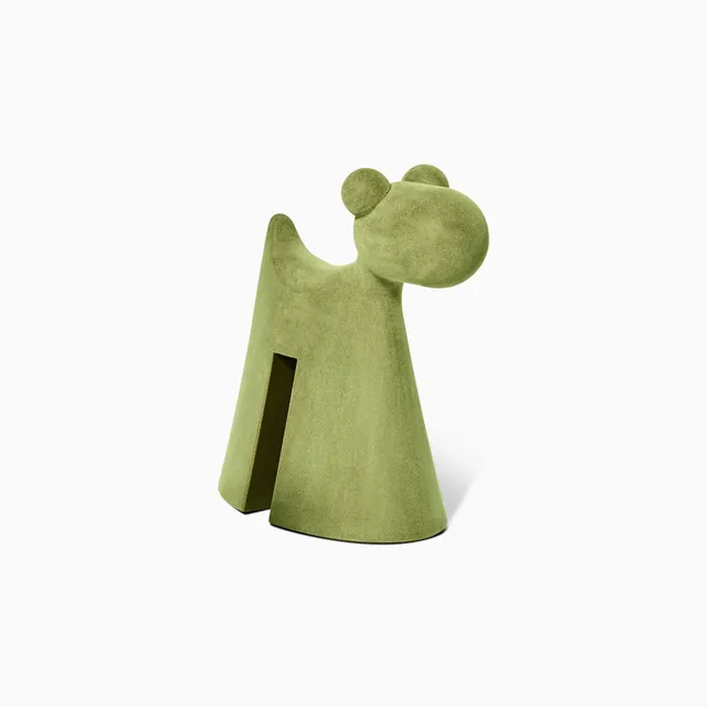 Serralunga Doggy Hocker Moleskin Anthrazit Deko