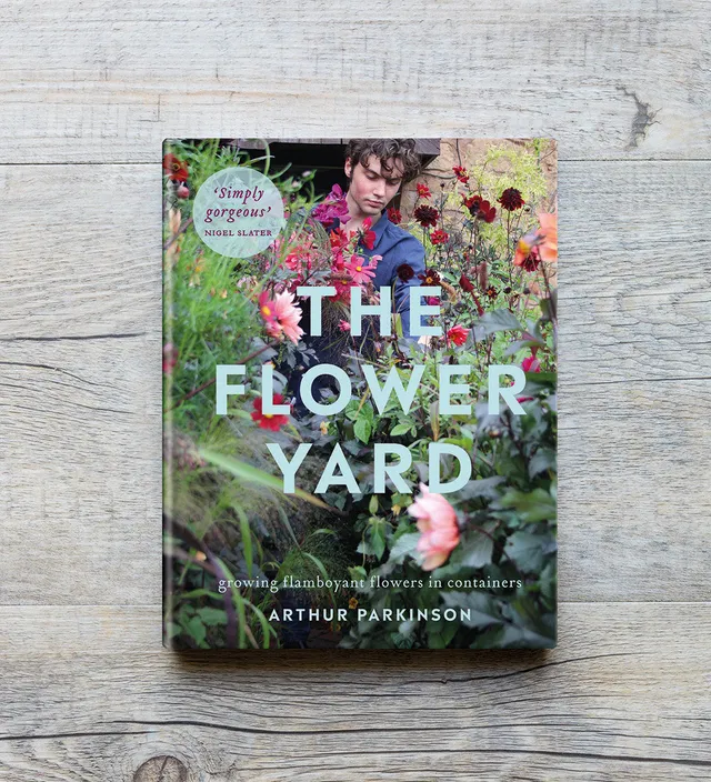 Sarah Raven Flower Yard Buch Arthur Parkinson signiert Töpfe