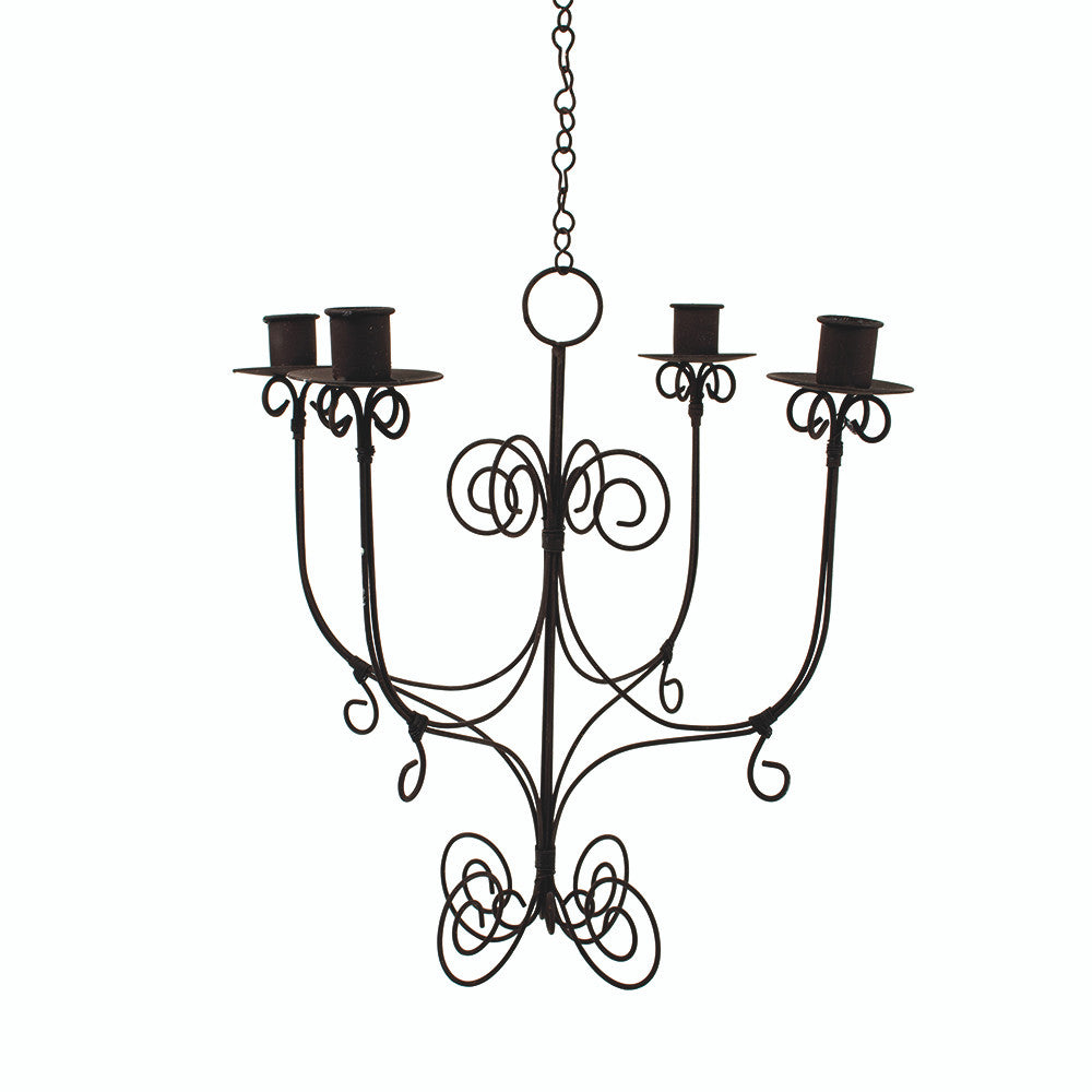 Sarah Raven Gardening Wire Chandelier Kerzenleuchter 1 Stück 4 Kerzen