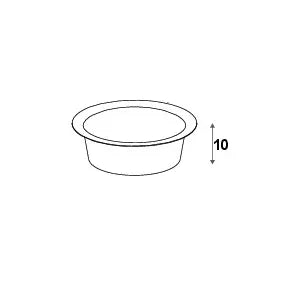 Serralunga Accessories Liscio Siena 392 Aschenbecher