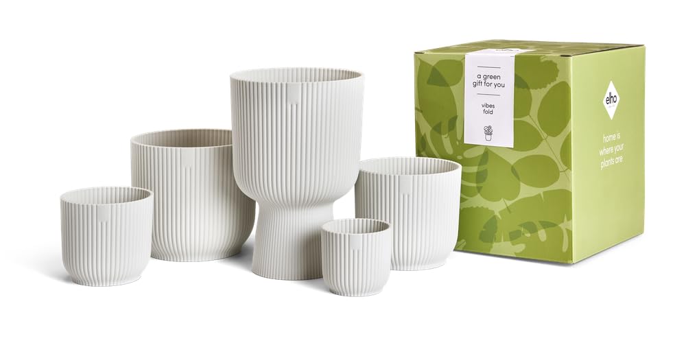 elho Vibes Fold Blumentopf Set 5-tlg tiefes Blau recycelt