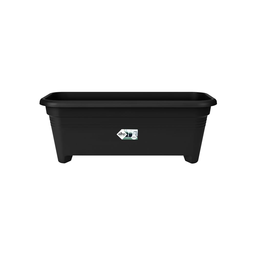 elho Green Basics Blumentopf Viereckig 60 cm Schwarz