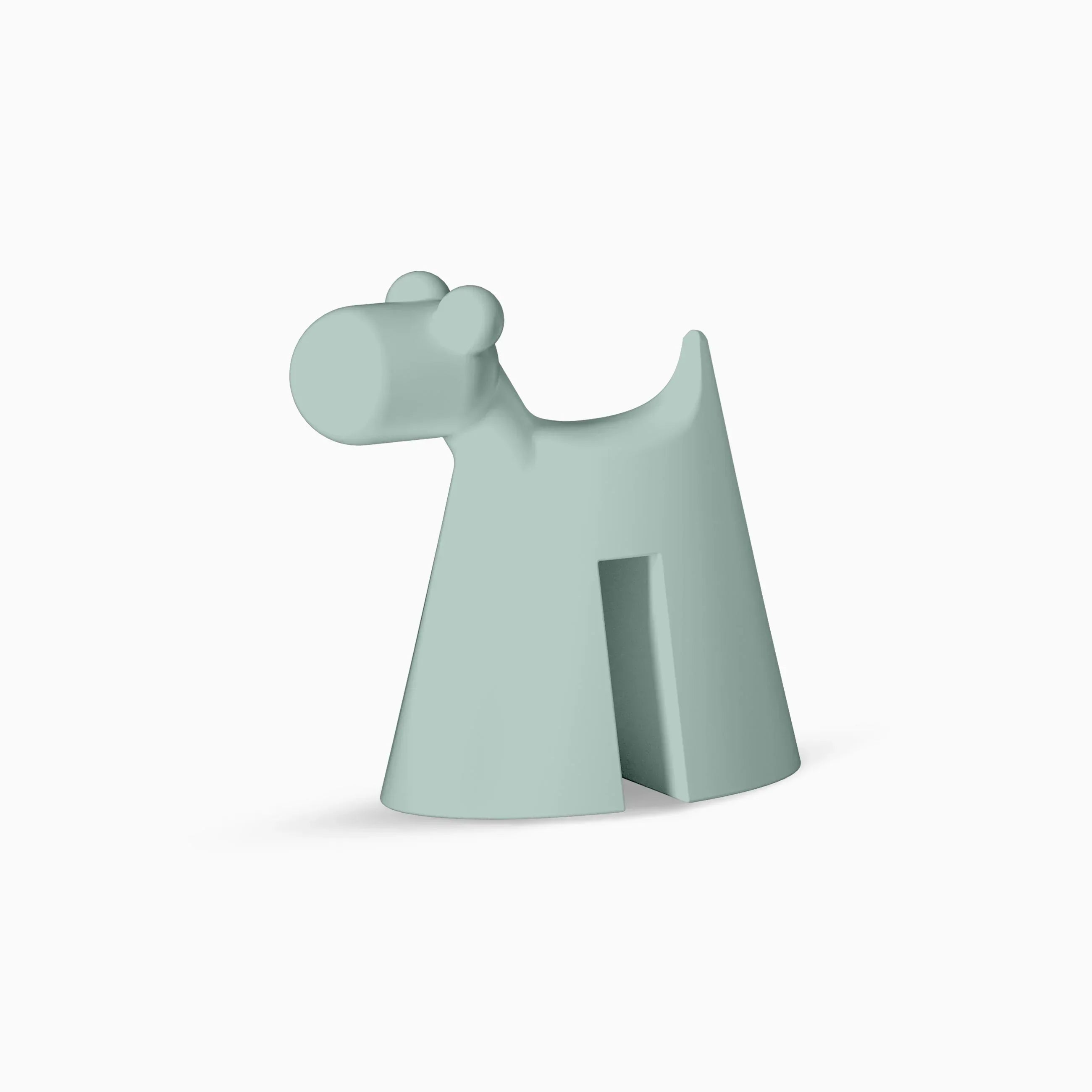 Serralunga Doggy Dekofigur Weiß Garten Hocker