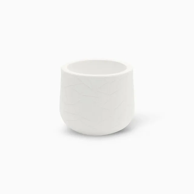 Serralunga Memory Pot Pflanztopf Anthrazit 52x52x43