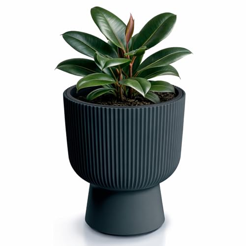 Prosperplast Milly Blumentopf Ø239mm Anthrazit mit Einsatz