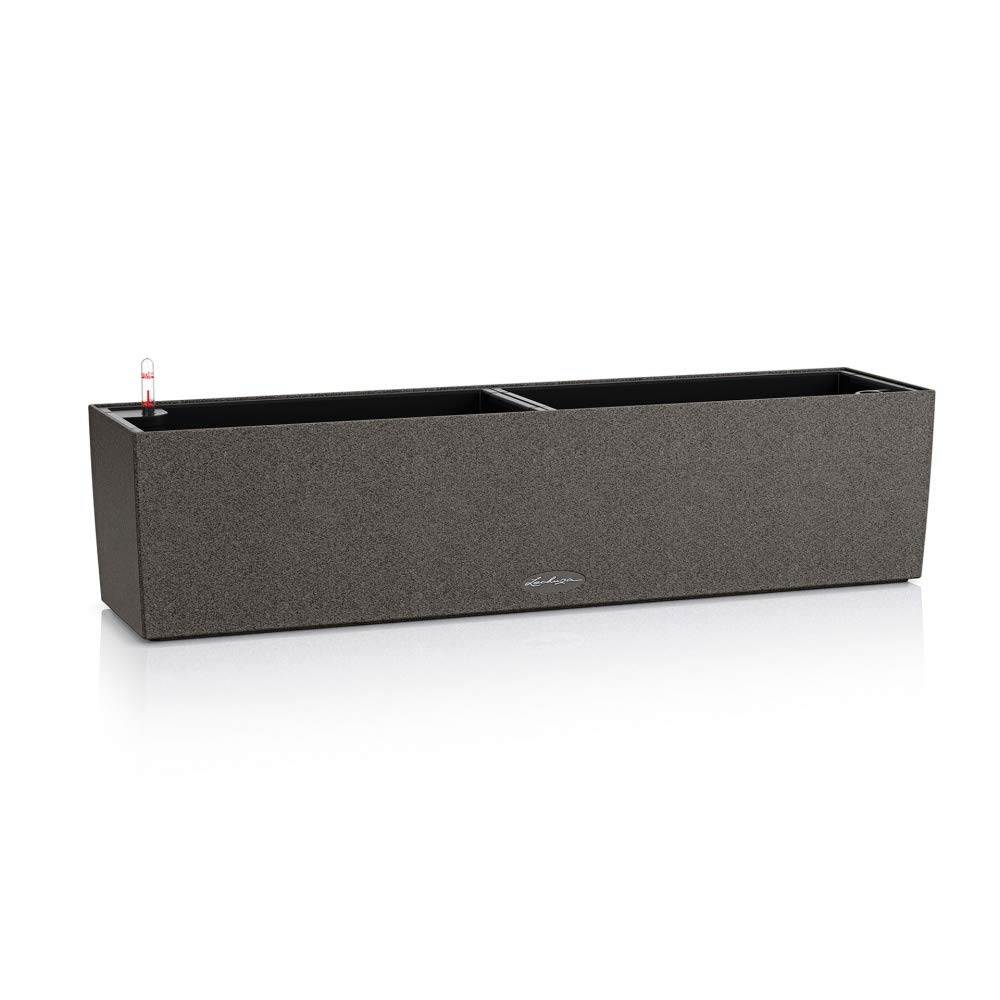 Lechuza Balconera Stone 80 Balkonkasten Graphitschwarz 80cm