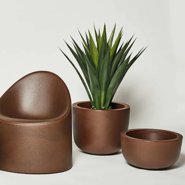Serralunga Cup Small Pflanztopf Corten Rost-Optik