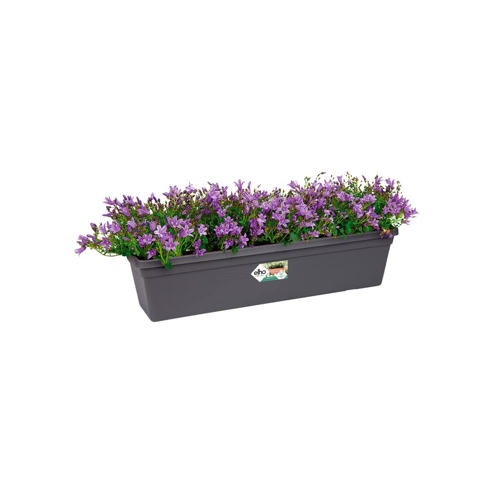 elho Green Basics Balkonkasten 40 Pflanzkasten Anthrazit Recycling