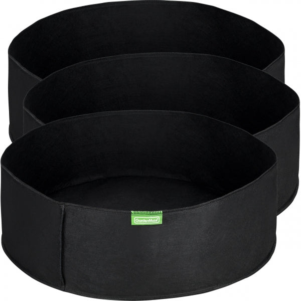 GardenMate Pflanzsack Hochbeet Vlies 60 L 3 Stück flach