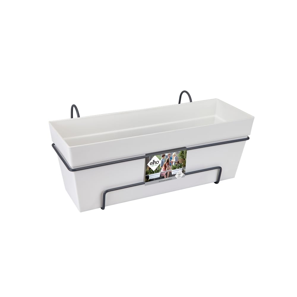 elho Loft Urban Balkonkasten All in 1 50cm Weiss Reservoir
