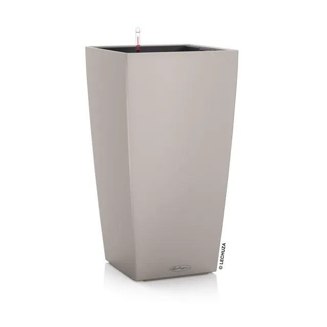 Lechuza Cubico Color 30 Pflanzgefäß Sandbraun mit Bewässerung