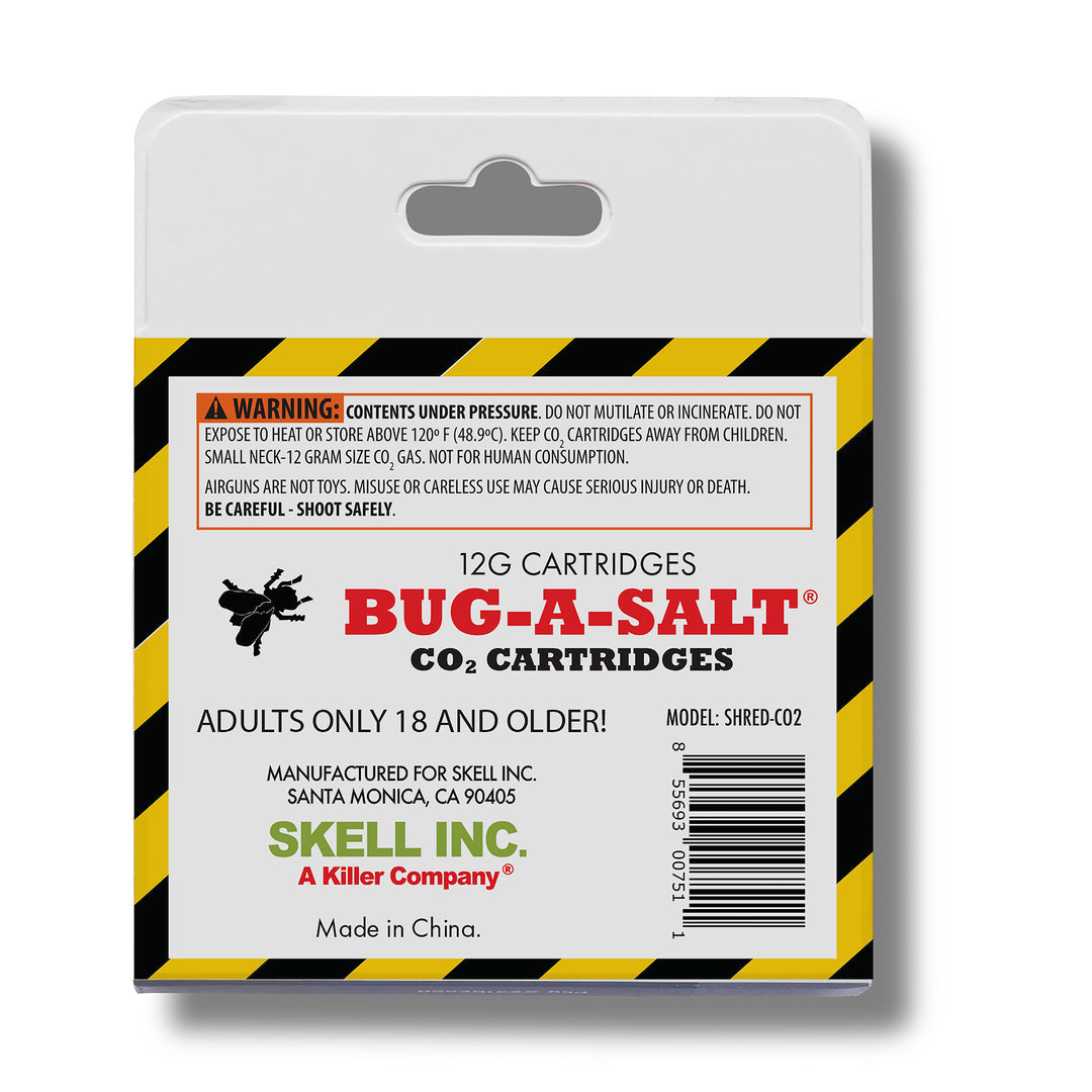 Bug-A-Salt Shred-Er CO2 Kartuschen 12-g 60 Stück