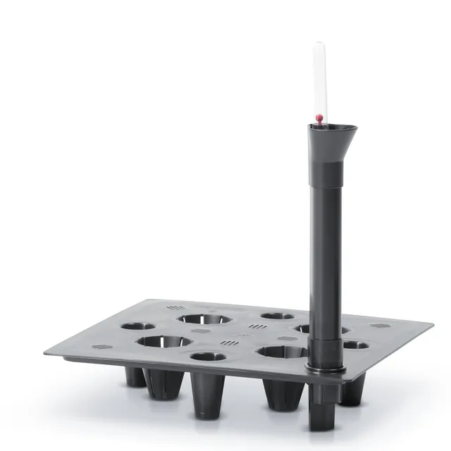 Prosperplast Coubi Bewässerungseinsatz 36 cm Anthrazit eckig