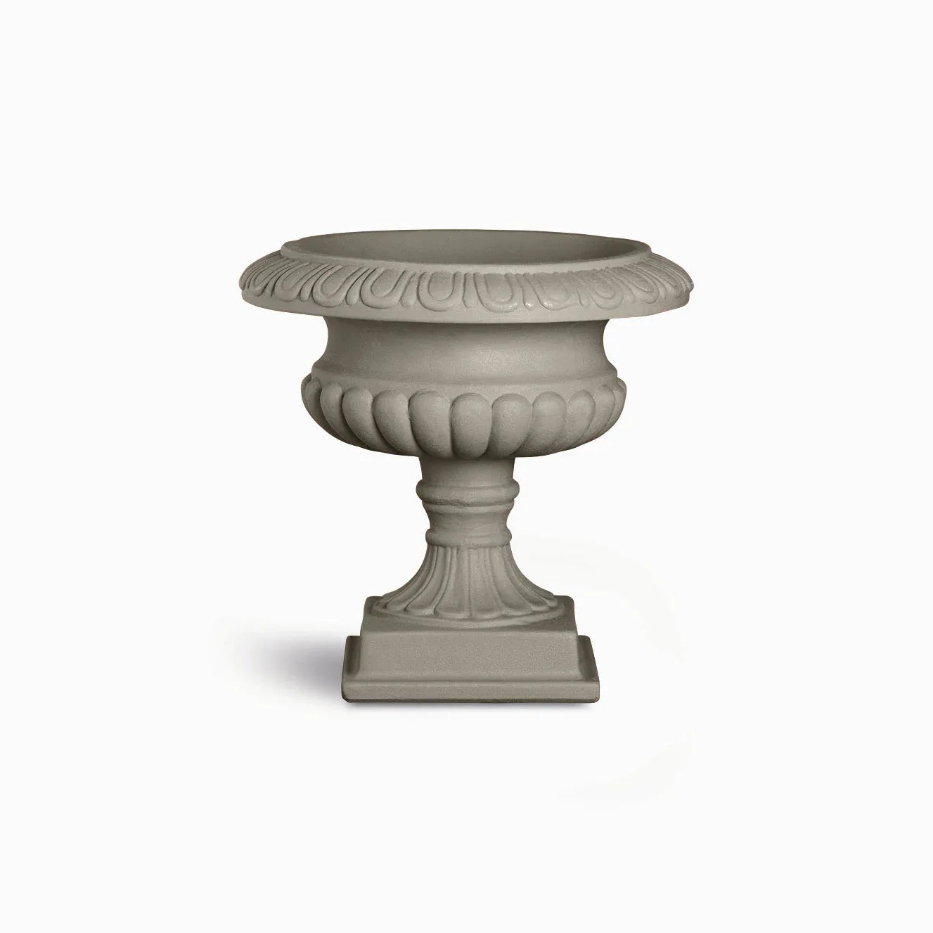 Serralunga Calice Decorato Pflanztopf Tortora Rund