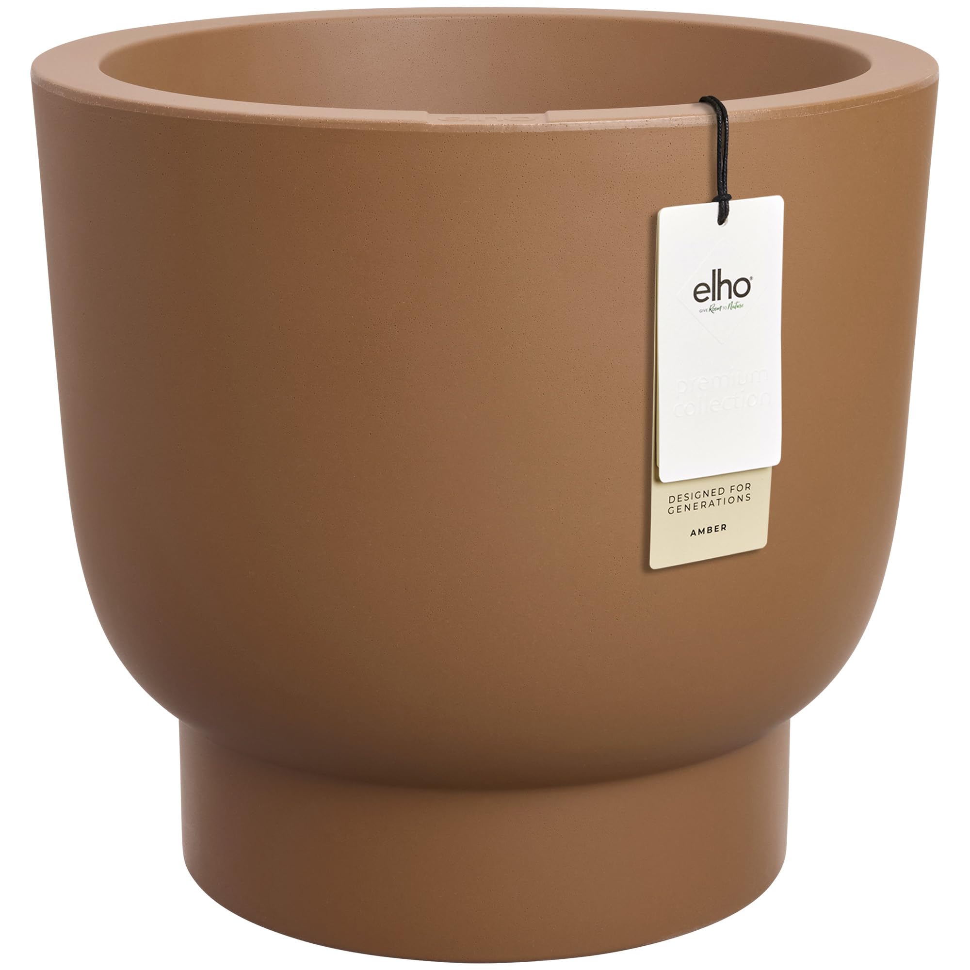 elho Amber Grail Blumentopf 40 cm Caramel recycelt groß