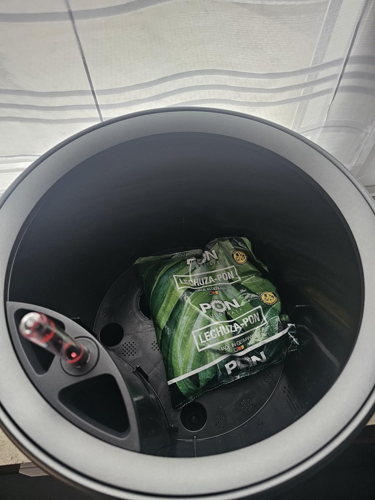 Lechuza Classico Premium LS 35 Pflanzgefäß weiß Hochglanz