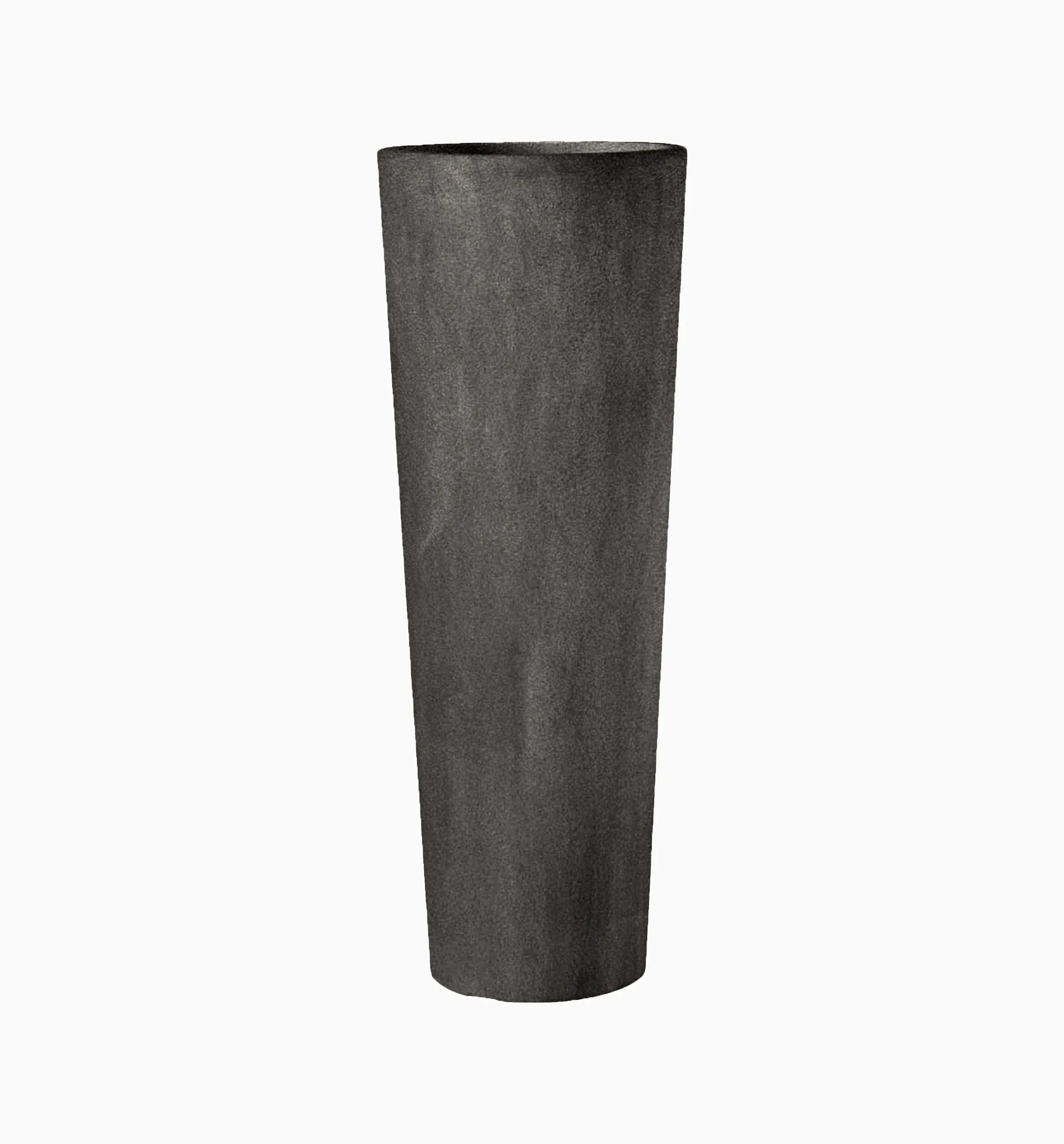 Serralunga New Pot High Pflanztopf Moleskin Anthrazit 35x35x90