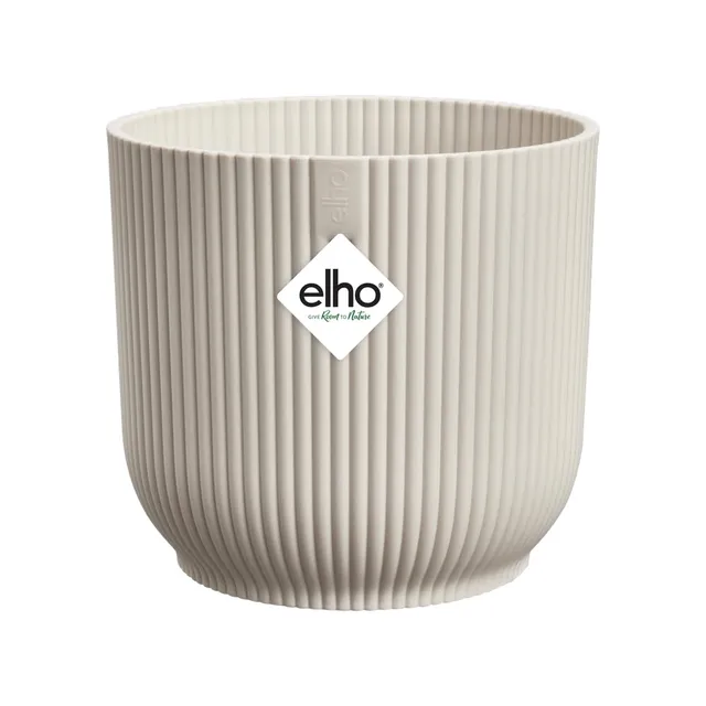 elho Vibes Fold 22 cm Blumentopf Linen White für innen