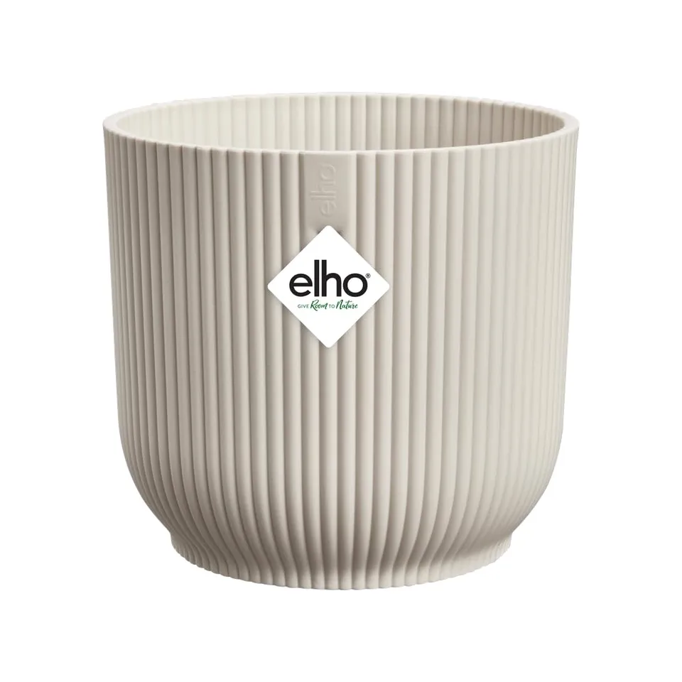 elho Vibes Fold 22 cm Blumentopf Linen White für innen