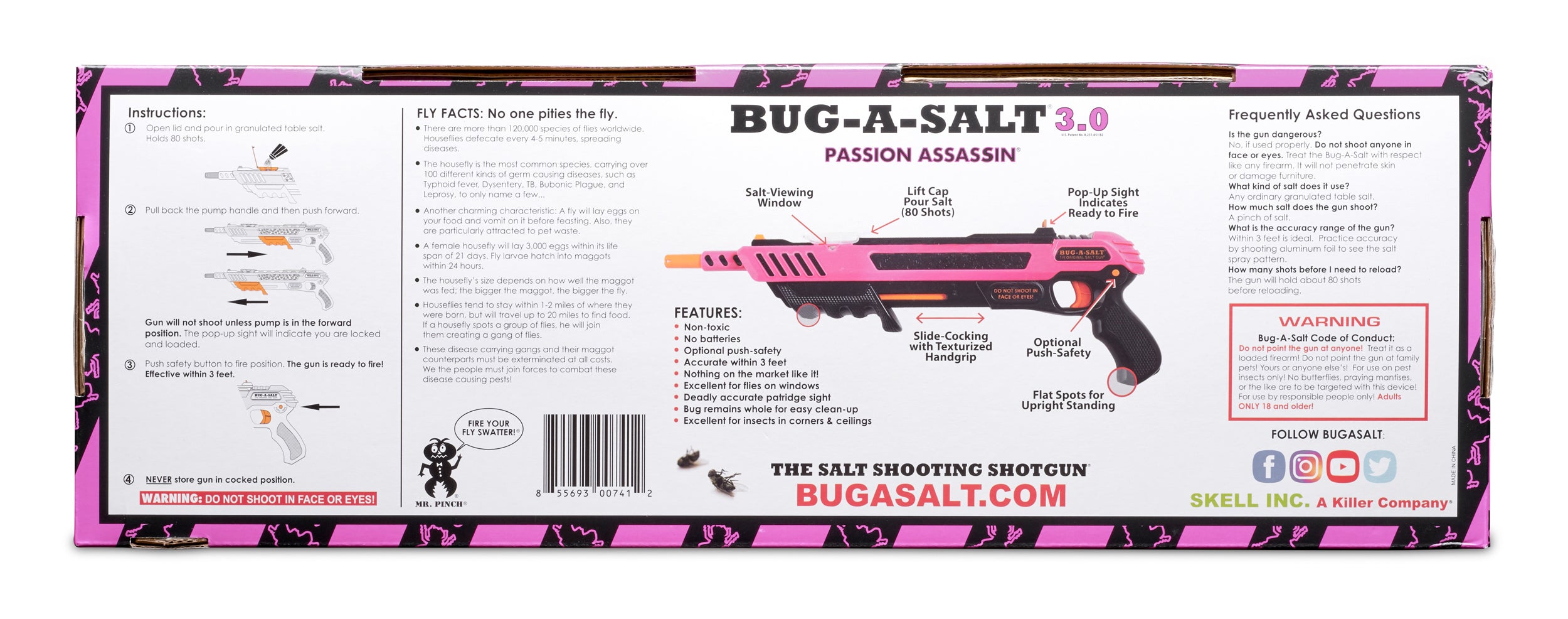 Bug-A-Salt 3.0 Passion Assassin Salzgewehr Pink