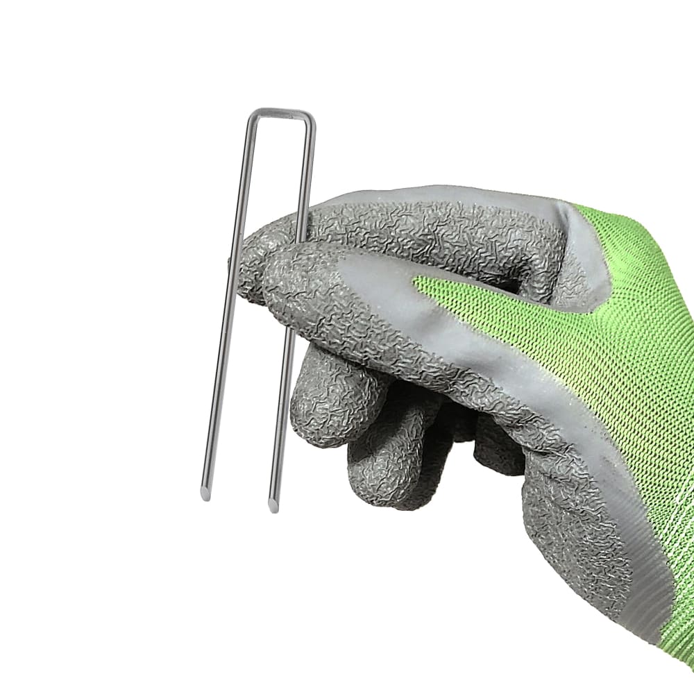 GardenMate Erdanker verzinkt 100mm 100 Stück Flachkopf