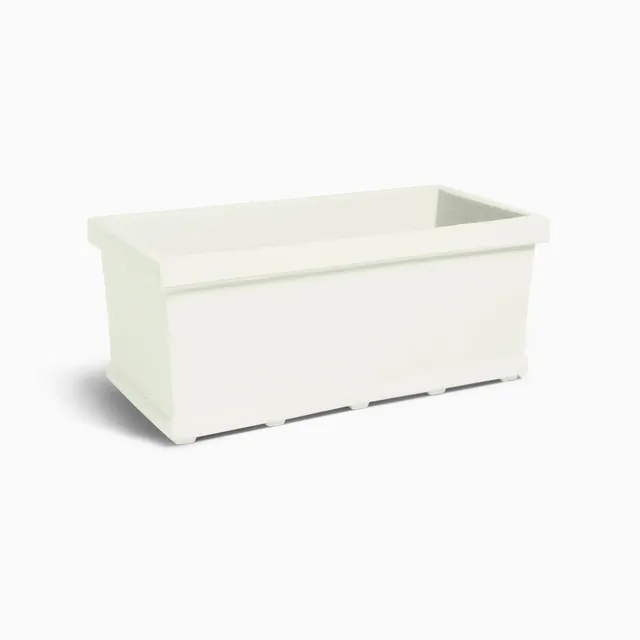 Serralunga Neoclassic Pflanztopf Weiß 80x35x35 rechteckig