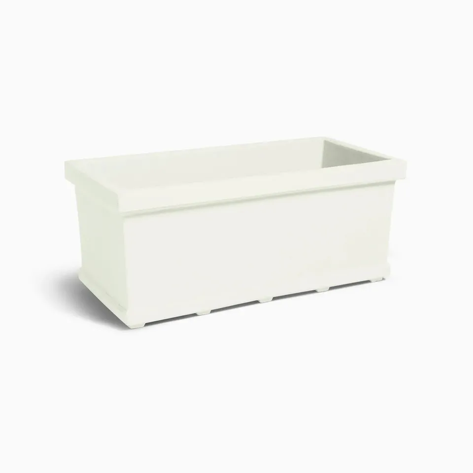 Serralunga Neoclassic Pflanztopf Weiß 80x35x35 rechteckig