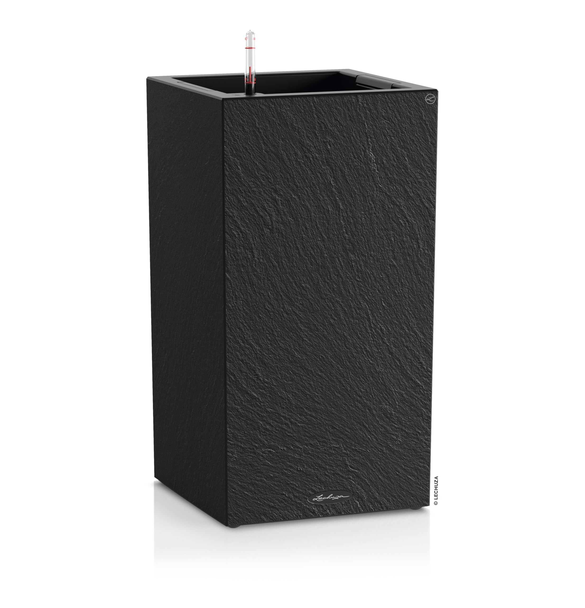 Lechuza Canto Slatestone Pflanzgefäß Dark Grey Bewässerung
