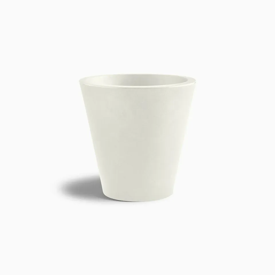 Serralunga New Pot Pflanztopf Weiß 28x28x28 konisch