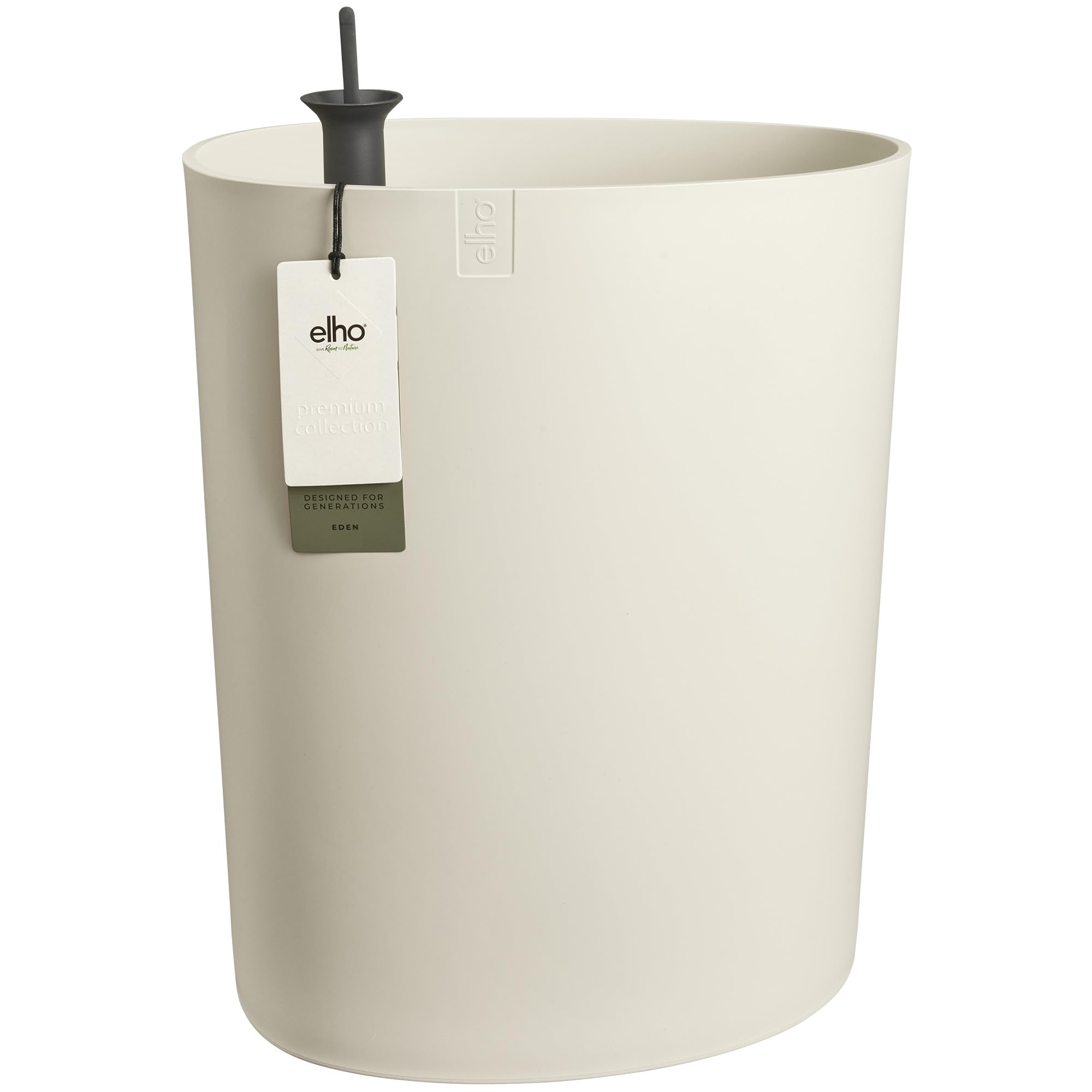 elho Eden Aquacare High Blumentopf Linen White 40cm Bewässerung