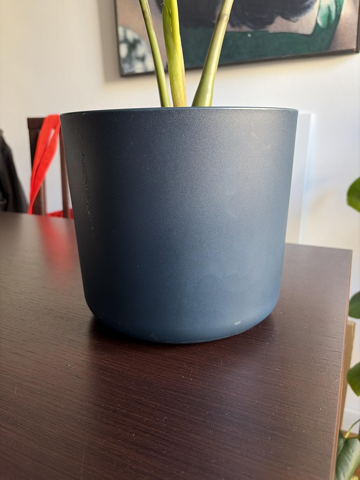elho Ocean Collection Rund 22 Blumentopf Atlantikblau recycelt