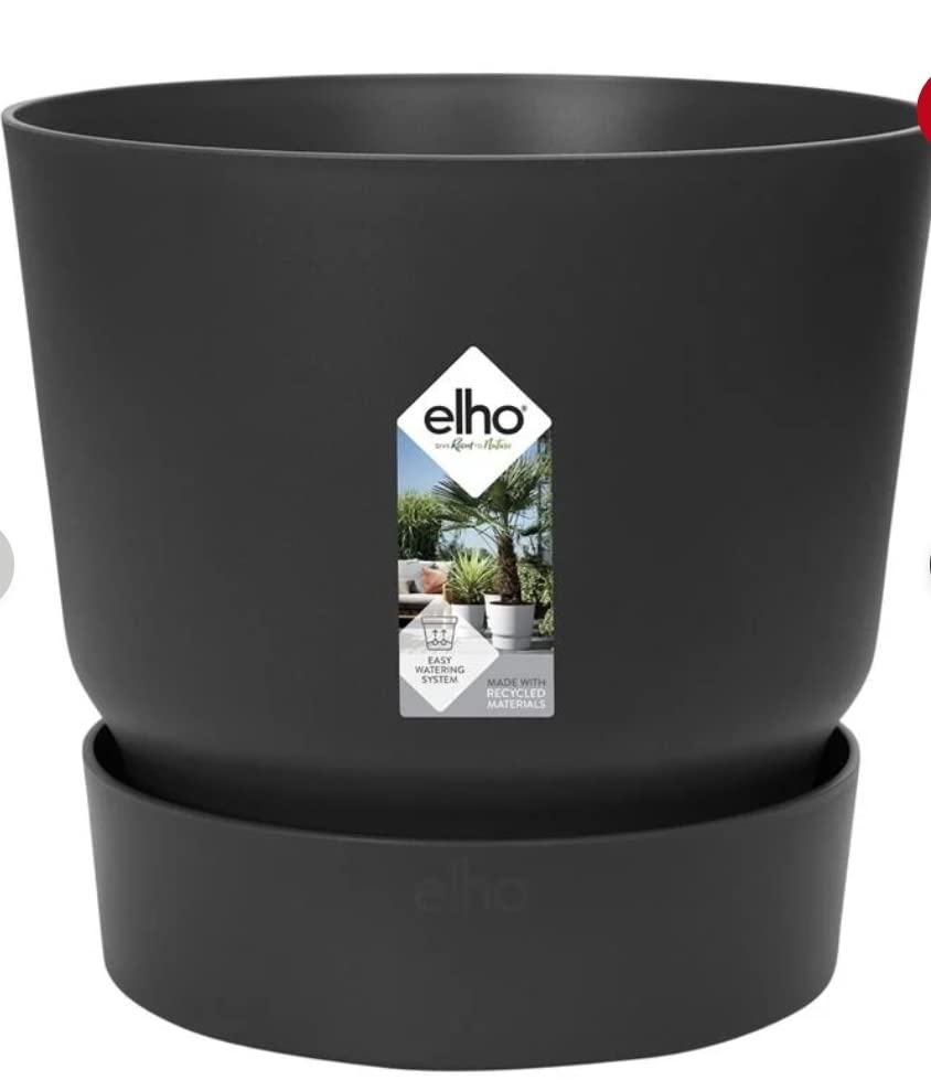 elho Greenville Rund 25 cm Blumentopf Goldener Sand frostbeständig