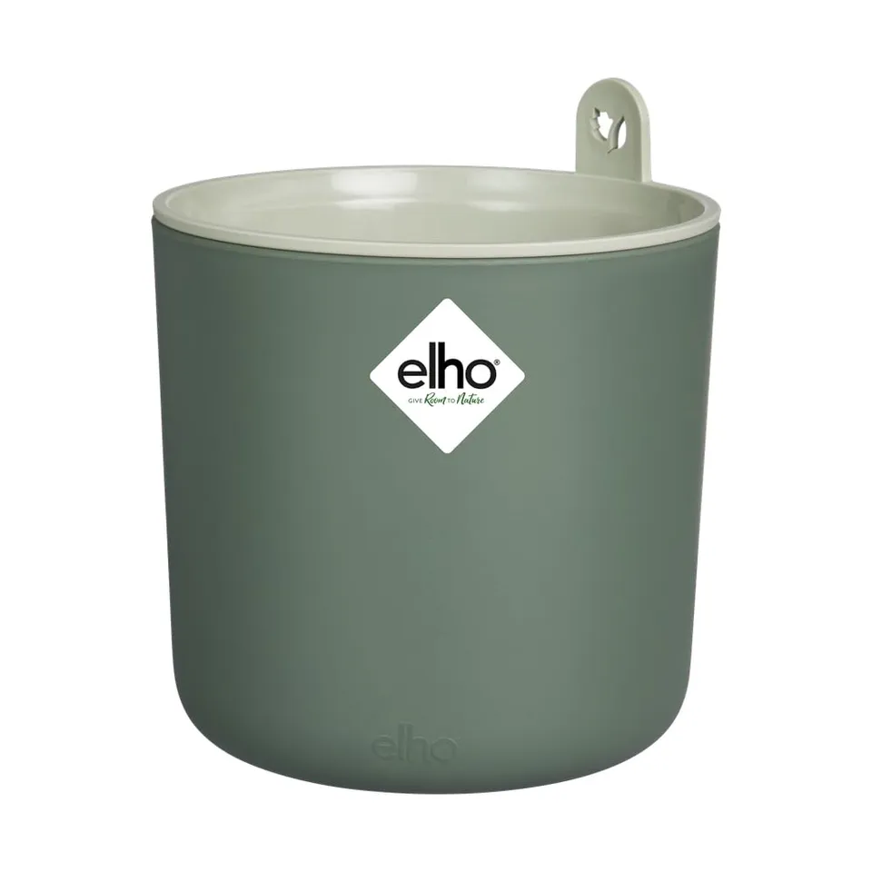 elho Happy Herbs 14 Kräutertopf Leaf Green 14,5 cm