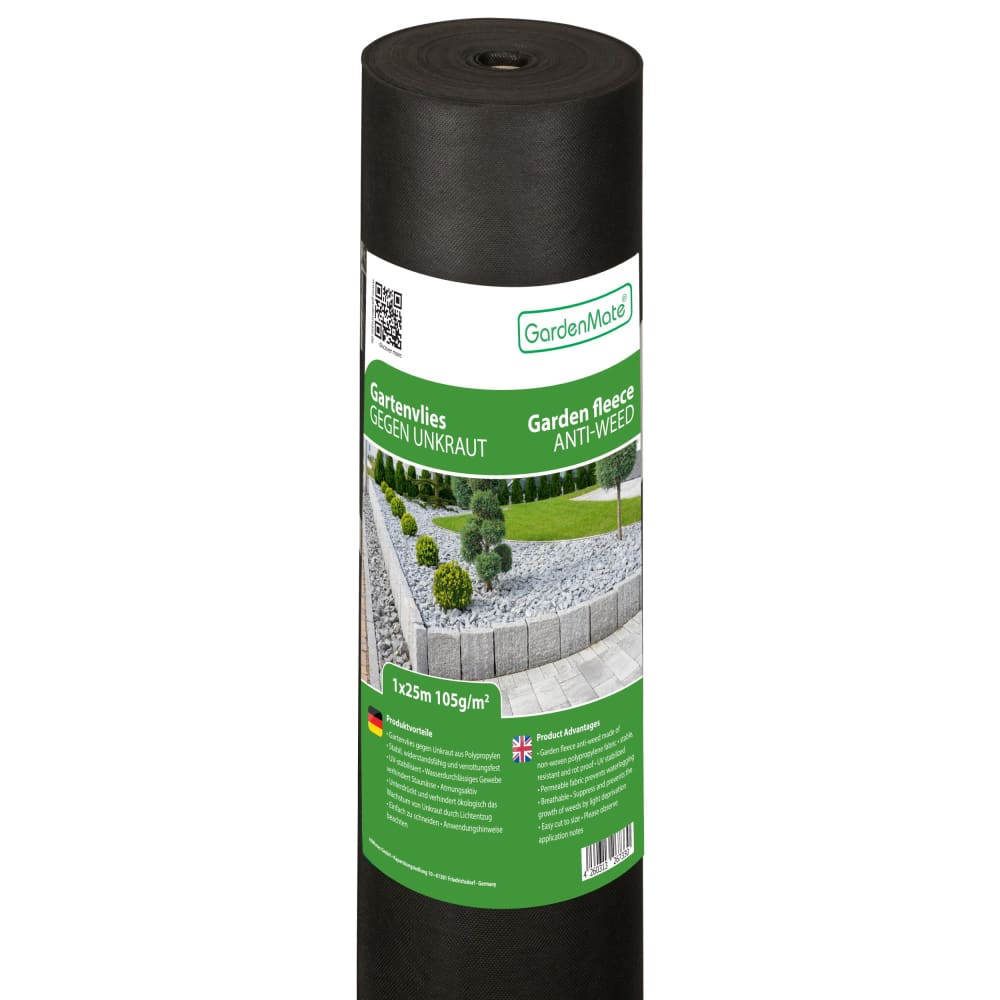 GardenMate Gartenvlies Unkrautvlies 105g 1x25m