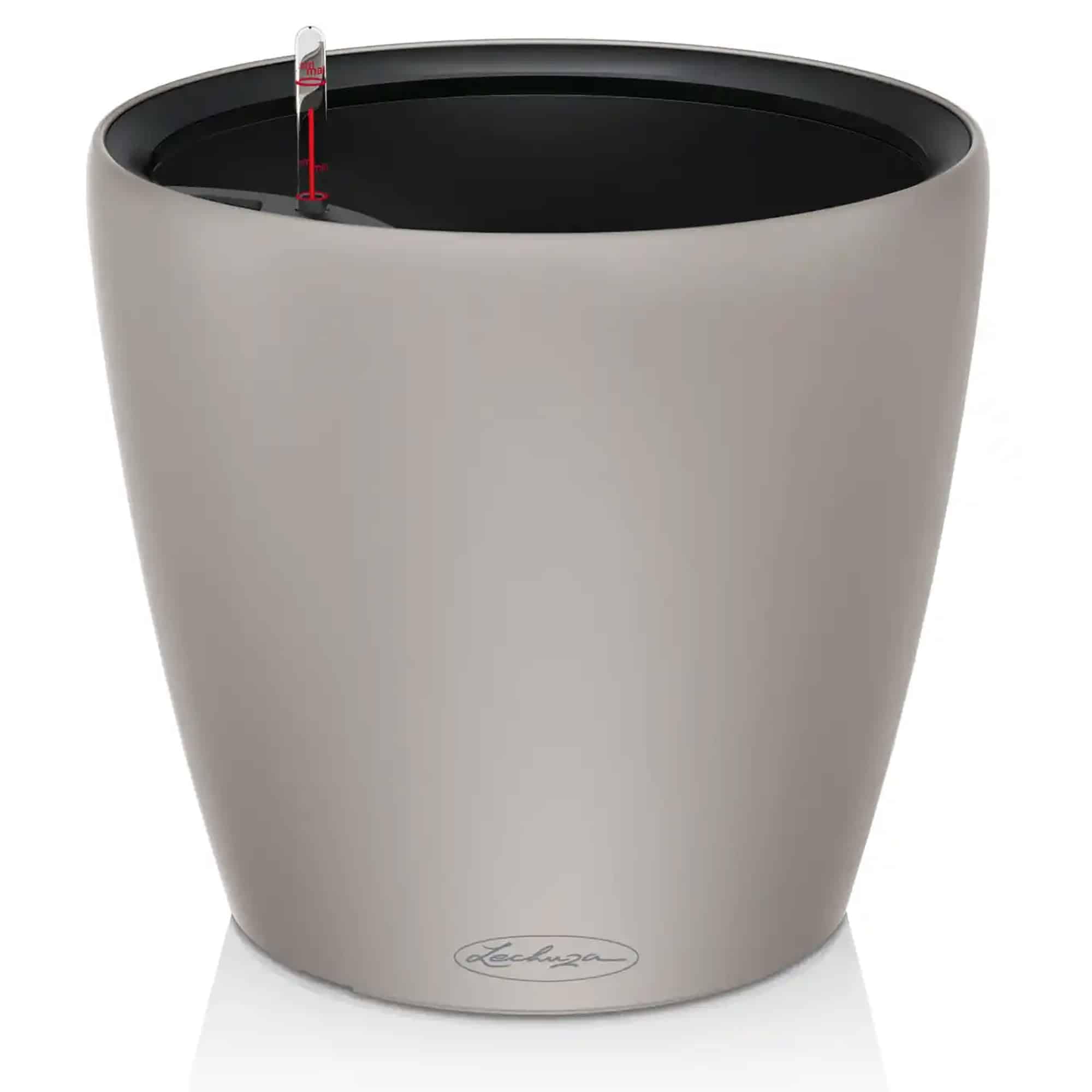 Lechuza Classico Color LS 21 Pflanztopf Sandbraun mit Bewässerung