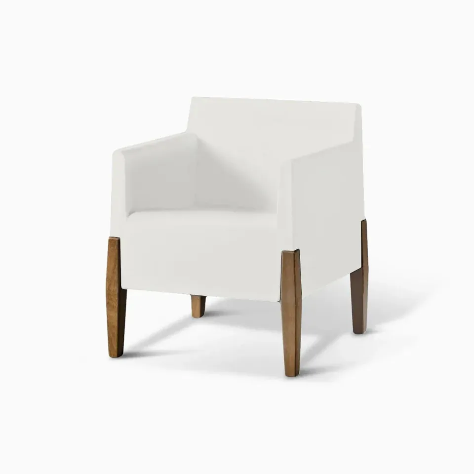 Serralunga Kubrick Sessel Anthrazit Indoor Outdoor eckig