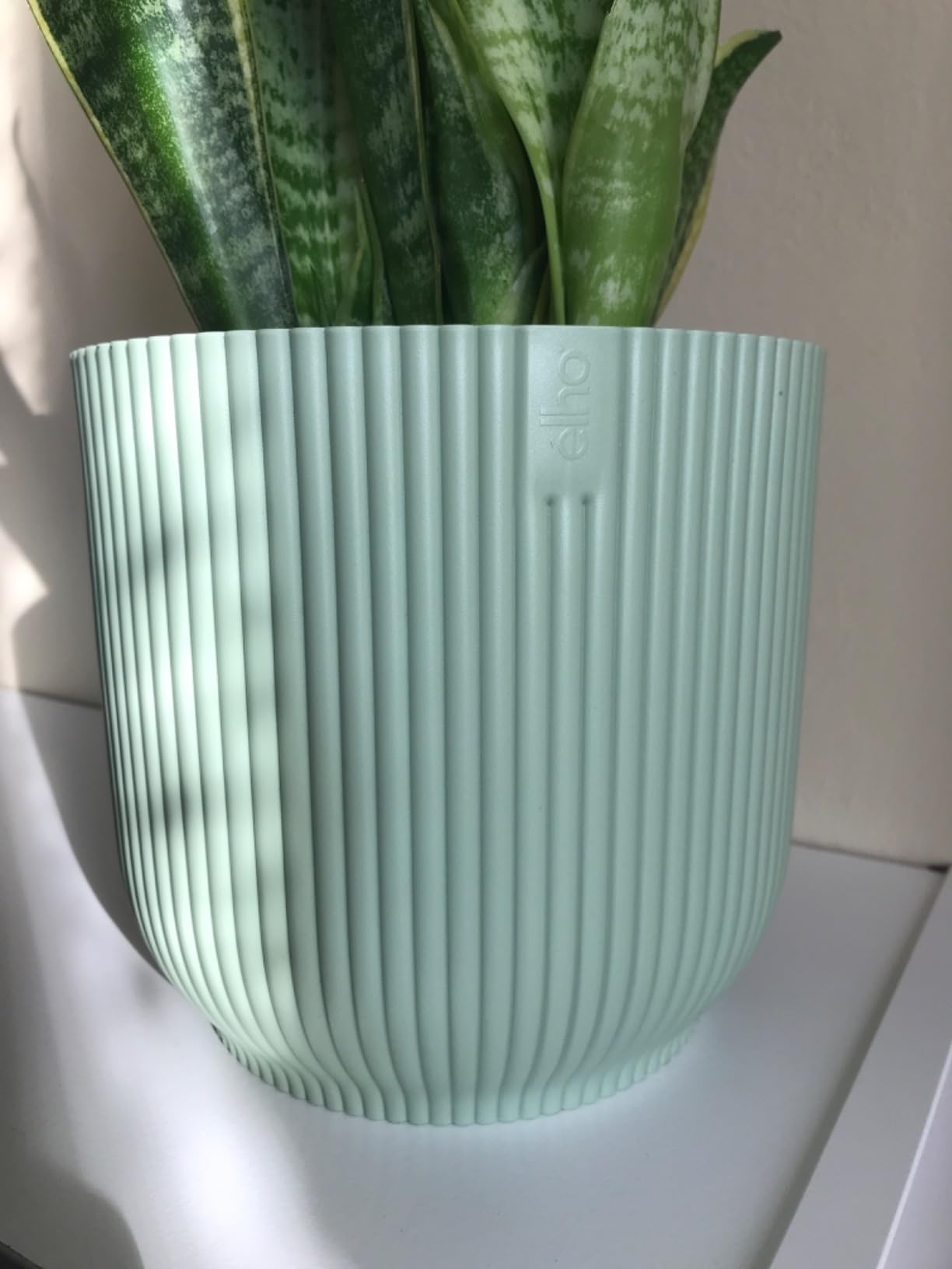 elho Vibes Fold 22 cm Blumentopf Linen White für innen